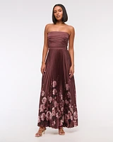 The A&F Giselle Strapless Drama Maxi Dress