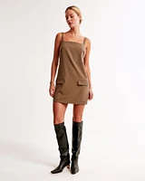 Tailored Shift Mini Dress