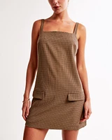 Tailored Shift Mini Dress