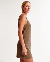 Tailored Shift Mini Dress