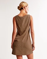 Tailored Shift Mini Dress