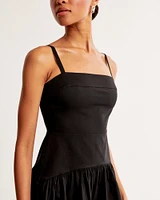 Drop-Waist Mini Dress