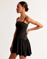 Drop-Waist Mini Dress