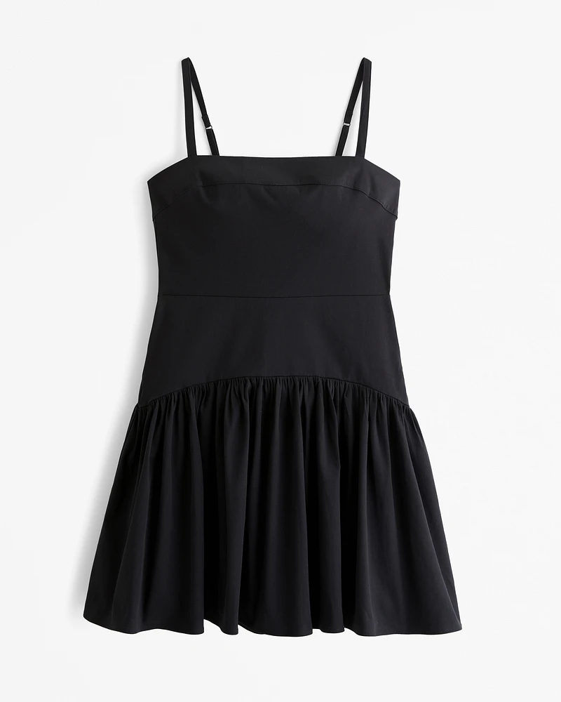 Drop-Waist Mini Dress