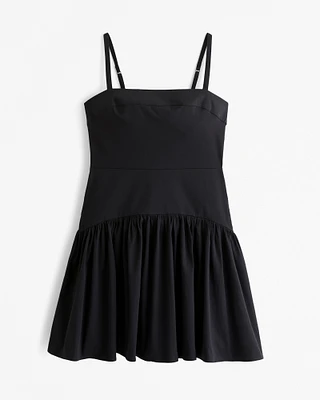 Drop-Waist Mini Dress