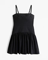 Drop-Waist Mini Dress