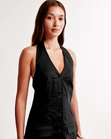 The A&F Mara Halter Vest Mini Dress