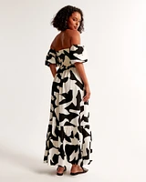 The A&F Emerson Off-The-Shoulder Maxi Dress