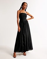 The A&F Emerson Lace-Up Back Maxi Dress