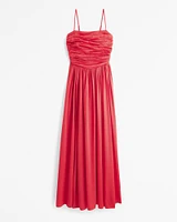 The A&F Emerson Lace-Up Back Maxi Dress