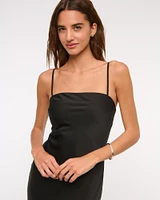 The A&F Julia Strapless Scarf Maxi Dress