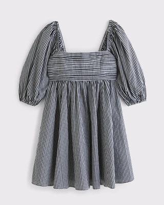 The A&F Emerson Poplin Puff Sleeve Mini Dress