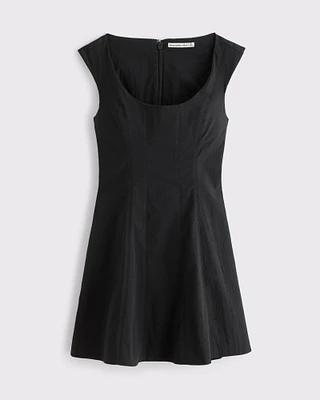 The A&F Mila Cap Sleeve Mini Dress