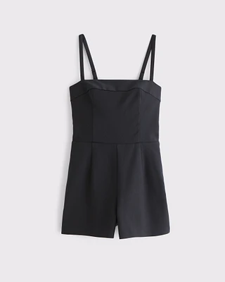 Micro Short Tailored Romper