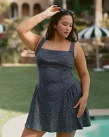 The A&F Mila Dipped-Waist Stretch Mini Dress