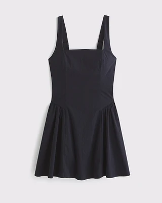 The A&F Mila Dipped-Waist Stretch Mini Dress