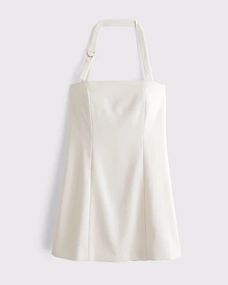 Halter Tailored Mini Dress