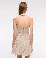 The A&F Emerson Drop-Waist Halter Mini Dress