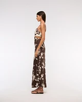 Cutout Slip Maxi Dress