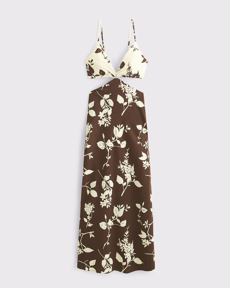 Cutout Slip Maxi Dress