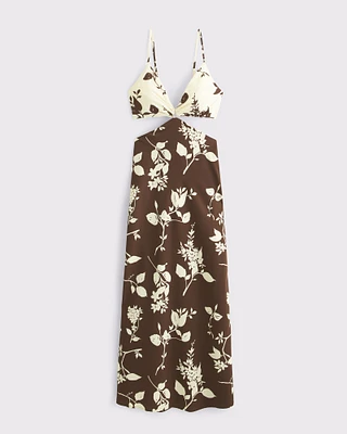 Cutout Slip Maxi Dress