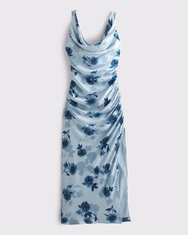 long backless dress with sleeves One Step Ahead