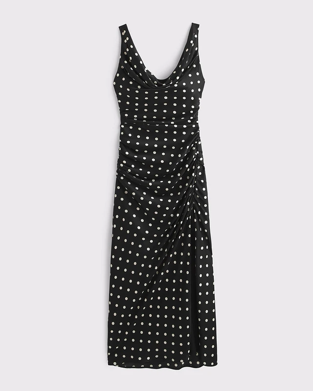 Abercrombie & Fitch Cowl Neck Draped Maxi Dress | MainPlace Mall