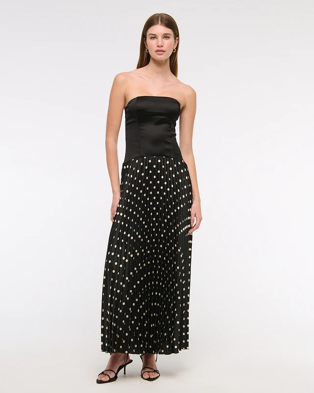 Abercrombie & Fitch The A&F Giselle Drop-Waist Maxi Dress | MainPlace Mall