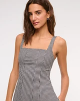 The A&F Mila Stretch Midi Dress