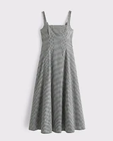 The A&F Mila Stretch Midi Dress