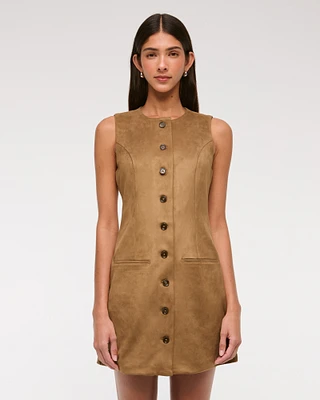 The A&F Mara Vegan Suede Mini Dress