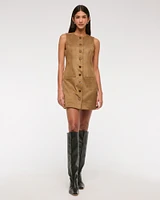 The A&F Mara Vegan Suede Mini Dress