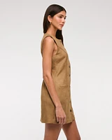 The A&F Mara Vegan Suede Mini Dress