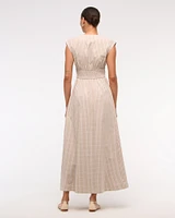 Twist-Front Maxi Dress