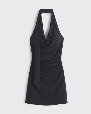 Halter Knit Mini Dress