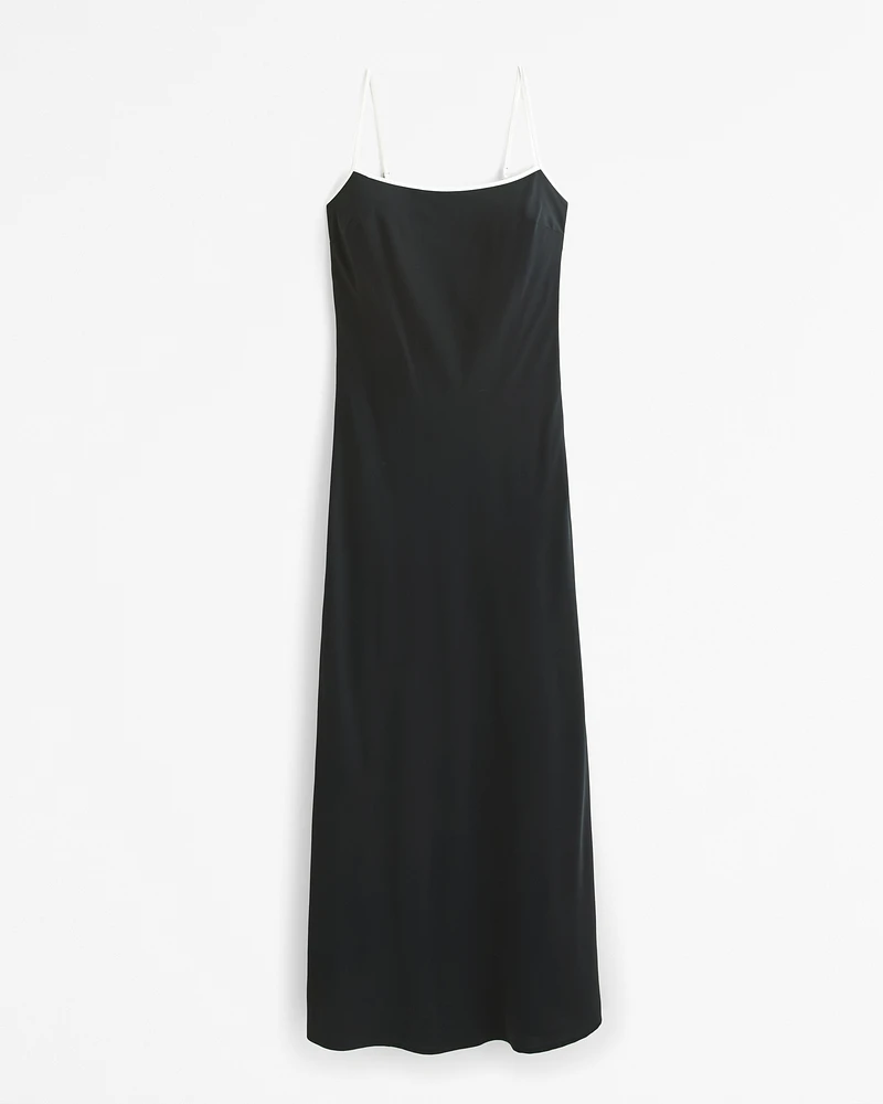 Satin Slip Maxi Dress