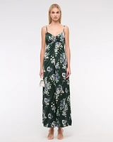 The A&F Giselle Sunburst Pleated Maxi Dress