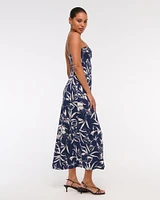 Strapless Knot Maxi Dress