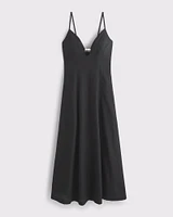 Beaded Flowy Midi Dress
