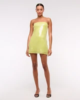 Strapless Sequin Mini Dress