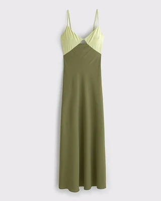 The A&F Julia Slip Cutout Maxi Dress