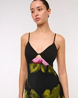 The A&F Julia Slip Cutout Maxi Dress