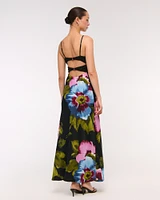 The A&F Julia Slip Cutout Maxi Dress