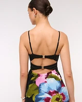 The A&F Julia Slip Cutout Maxi Dress