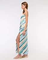 The A&F Julia Strapless Slip Maxi Dress