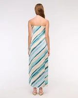 The A&F Julia Strapless Slip Maxi Dress