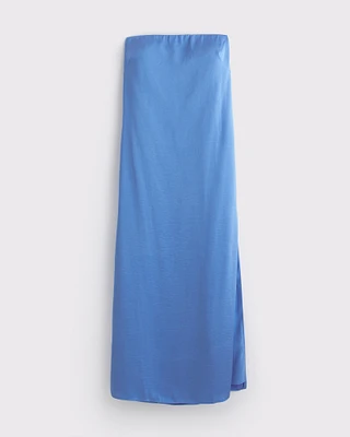 The A&F Julia Strapless Slip Maxi Dress