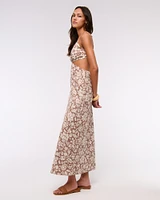 The A&F Julia Slip Cutout Maxi Dress