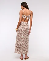 The A&F Julia Slip Cutout Maxi Dress