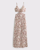 The A&F Julia Slip Cutout Maxi Dress